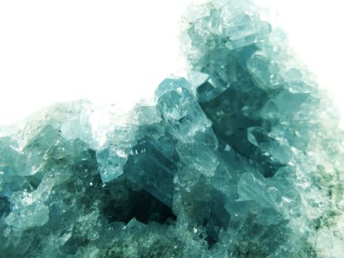 Akuamarin Jeod jeolojik kristalleri 