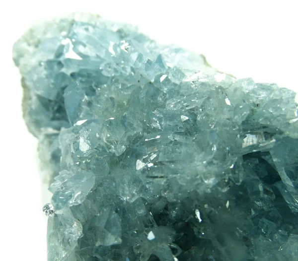 Celestite Jeod jeolojik kristalleri — Stok fotoğraf