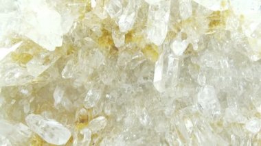 Rock kristal kuvars Jeod jeolojik kristalleri