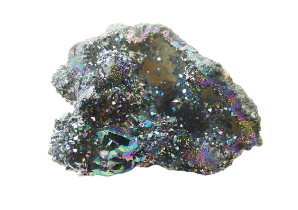 Čirý krystal křemene geode geologické krystaly — Stock fotografie
