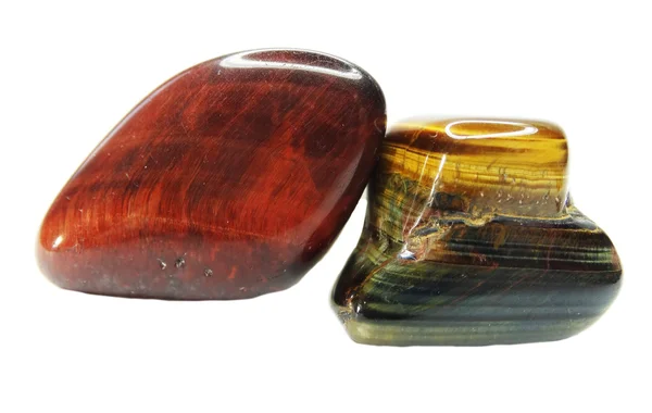 Tiger eye semiprecious minerale geologische crystal — Stockfoto