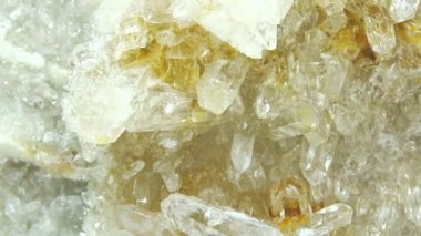 Rock kristal kuvars Jeod jeolojik kristalleri temizleyin