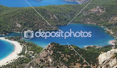 Sahil Ölüdeniz Panoraması manzara Akdeniz Türkiye