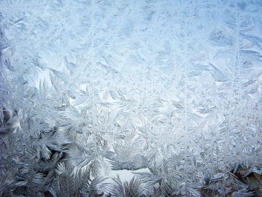 snowflakes ice on glass abstract texture background