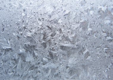 snowflakes ice on glass abstract texture background