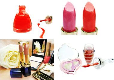 kozmetik makyaj ruj rimel göz-gölgeler için ayarla