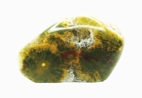 Ágata con cristal geológico calcedonia — Foto de Stock