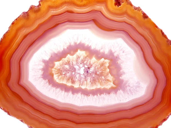 Akik kalsedon jeolojik kristal — Stok fotoğraf