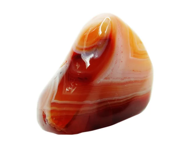 Agate avec cristal géologique de calcédoine — Photo