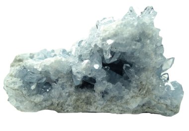 celestite Jeod jeolojik kristalleri