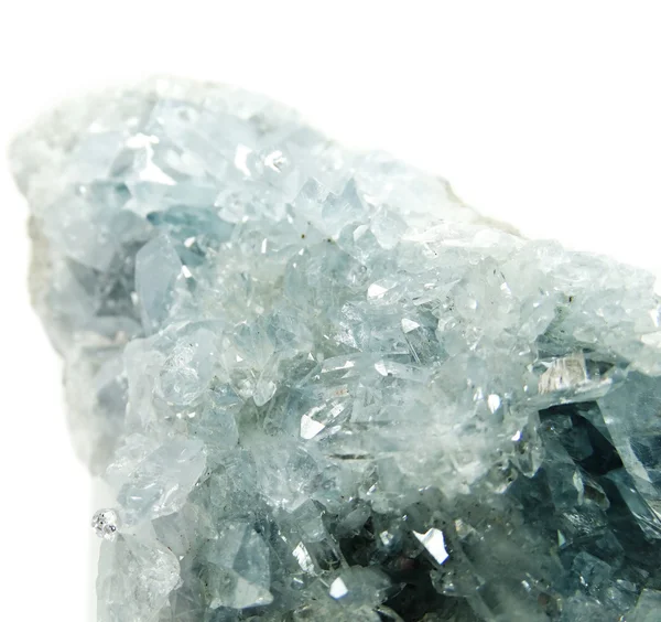 Celestite geode geologiska kristaller — Stockfoto