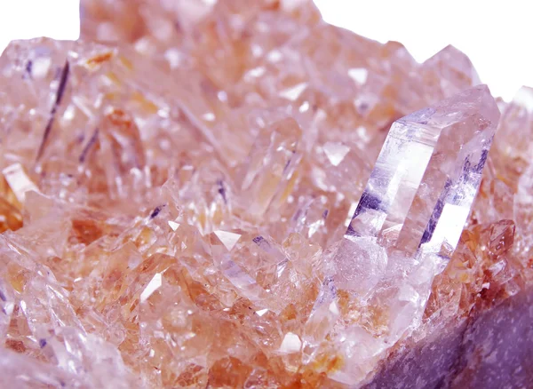 Ametist geode geologiska kristaller — Stockfoto