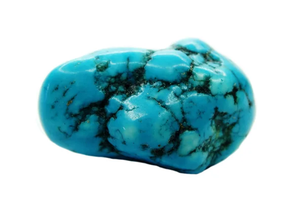 Turquoise semiprecious minerale geologische crystal — Stockfoto