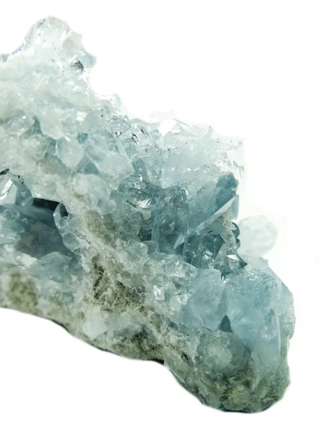 Celestite geode geological crystals — Stock Photo, Image