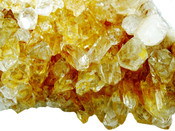 citrine geode geological crystals