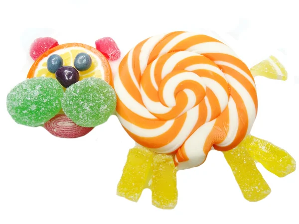 Kreatywnych Marmolada galaretka formie pies słodki żywności — Zdjęcie stockowe