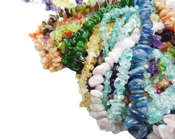 Semigem crystals beads jewellery — Stock Photo, Image