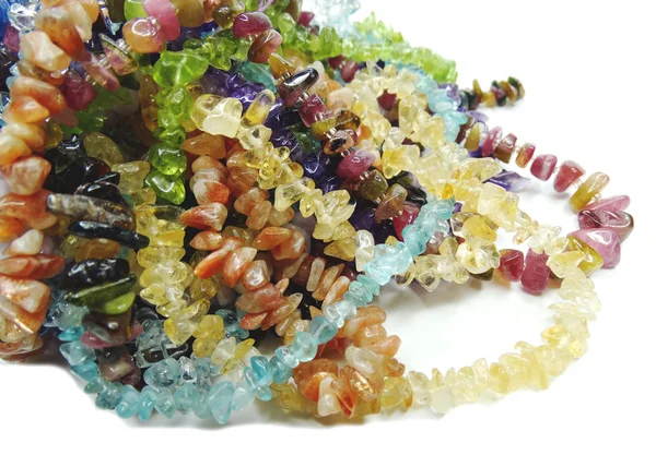 Smycken semigem kristaller pärlor smycken — Stockfoto