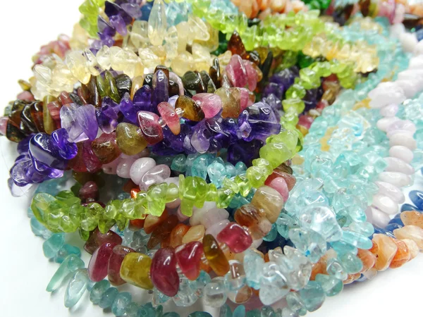 Jewelry semigem crystals beads jewellery — Stock Photo, Image