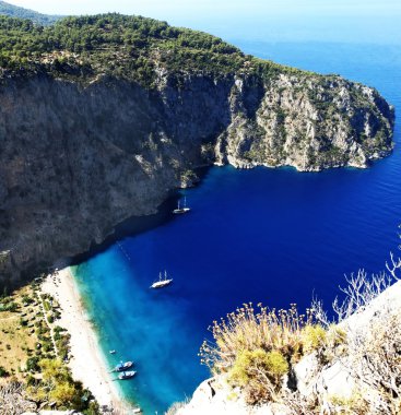Akdeniz Türkiye'nin kıyı şeridi manzara