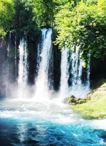 Waterval Dudenpark in nationaal park Turkije — Stockfoto