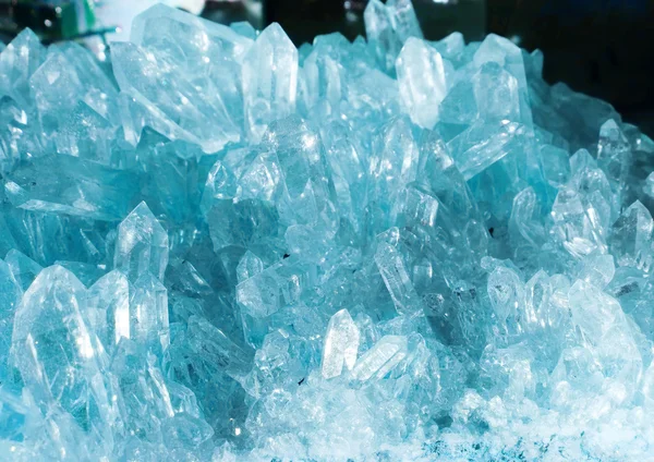 Celestite Geodezja geologiczne kryształy — Zdjęcie stockowe