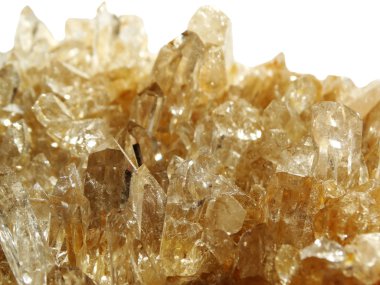 Rock kristal kuvars Jeod jeolojik kristalleri temizleyin 