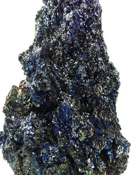 Chalcopyrite polodrahokamy minerální geologické krystal — Stock fotografie