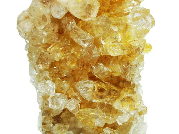 Citrine géode cristaux géologiques — Photo