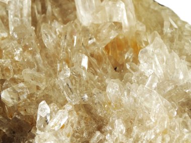 Rock kristal kuvars Jeod jeolojik kristalleri temizleyin 