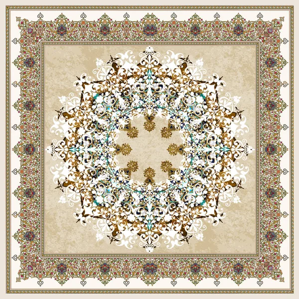 Osmanlı süslemeleri ile modern eşarp tasarımı