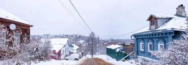Зимний Вид Старого Города Владимира — стоковое фото