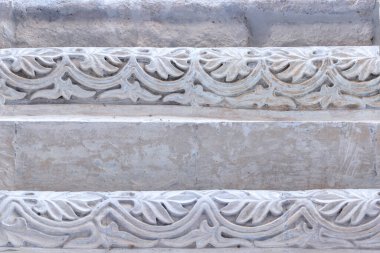 Taş oyması, çiçek deseni