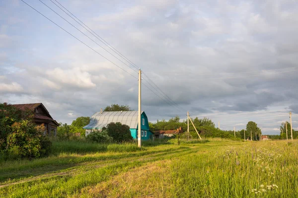 Paisagem Rural Russa Verão Região Vladimir — Fotografia de Stock