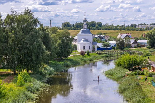 Suzdal Rusia Julio 2021 Vista Panorámica Una Antigua Ciudad Rusa — Foto de Stock