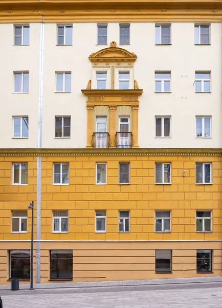 Vintage Architecture Classical Facade House Stalempire Style Front View — стокове фото