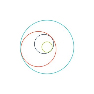 Birbirlerinin içindeki bilgi şablonu ya da logo tasarımları. Diyagram şablonu. Stok vektör illüstrasyonu beyaz arkaplanda izole edildi.
