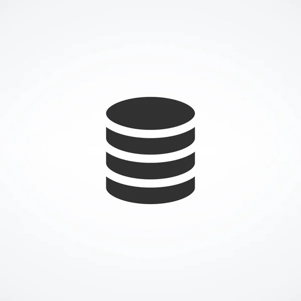 Cloud Datenbank Symbol Server Symbol Cloud Storage Computing Konzept Aktienvektorabbildung — Stockvektor