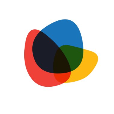 Modern tasarım için sıvı renkli kabarcıklar şeffaf, organik kabarcıklar. Stok Vektörü illüstrasyonu izole edildi