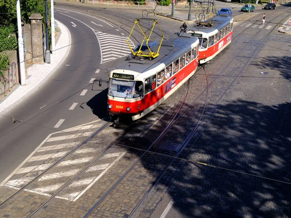 Praha Mhd Elektrickým Vozíkem — Stock fotografie