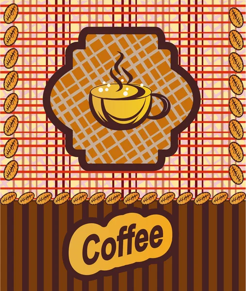 Coffee in retro style — Stock Vector