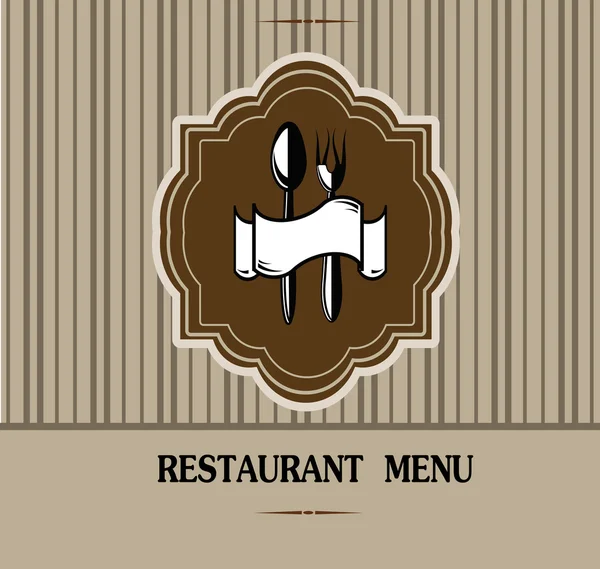 Banner para restaurante y cafetería — Vector de stock