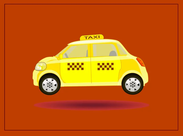 Taxi icone vettoriali — Vettoriale Stock