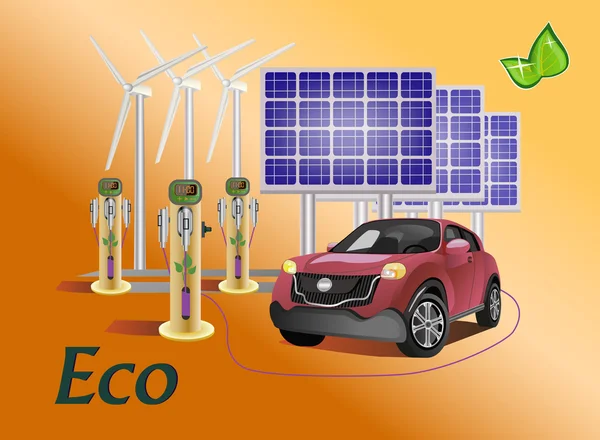 Vektorové sada eco — Stockový vektor