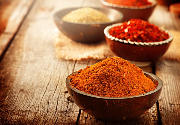 Various spices over  background — Stock Photo, Image