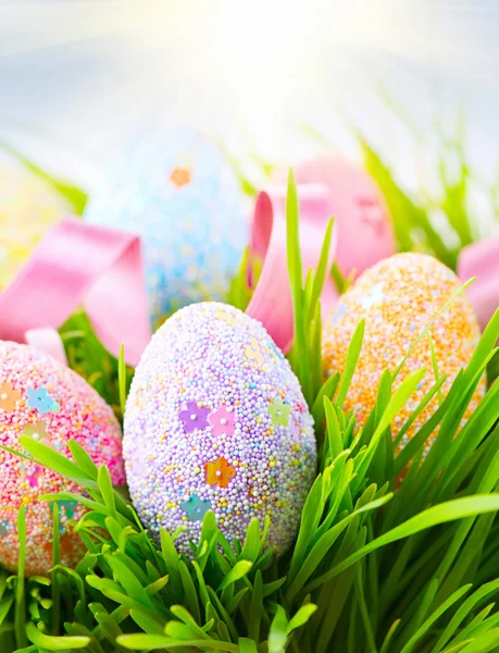 부활절 색깔의 달걀 — 스톡 사진