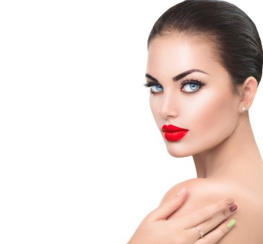 Güzellik moda model kadın.