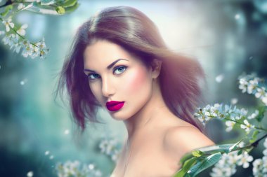 moda model kız portre