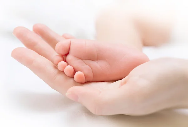 Newborn baby's foot — Stock Photo, Image
