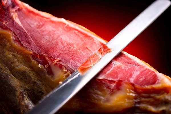 Jamon serrano. — Stock Photo, Image